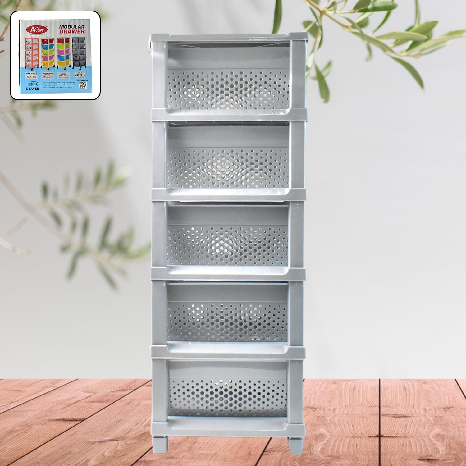 Multi-Purpose Anti-Slip 5 Layer Modular Drawer Storage System Multi-Purpose Anti-Slip 5 Layer Modular Drawer Storage System